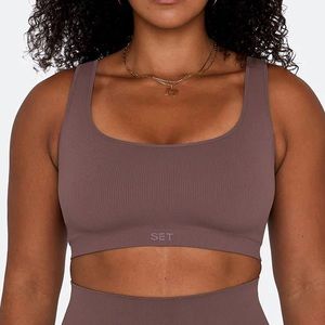 PURPLE SET ACTIVE SPORTS BRA